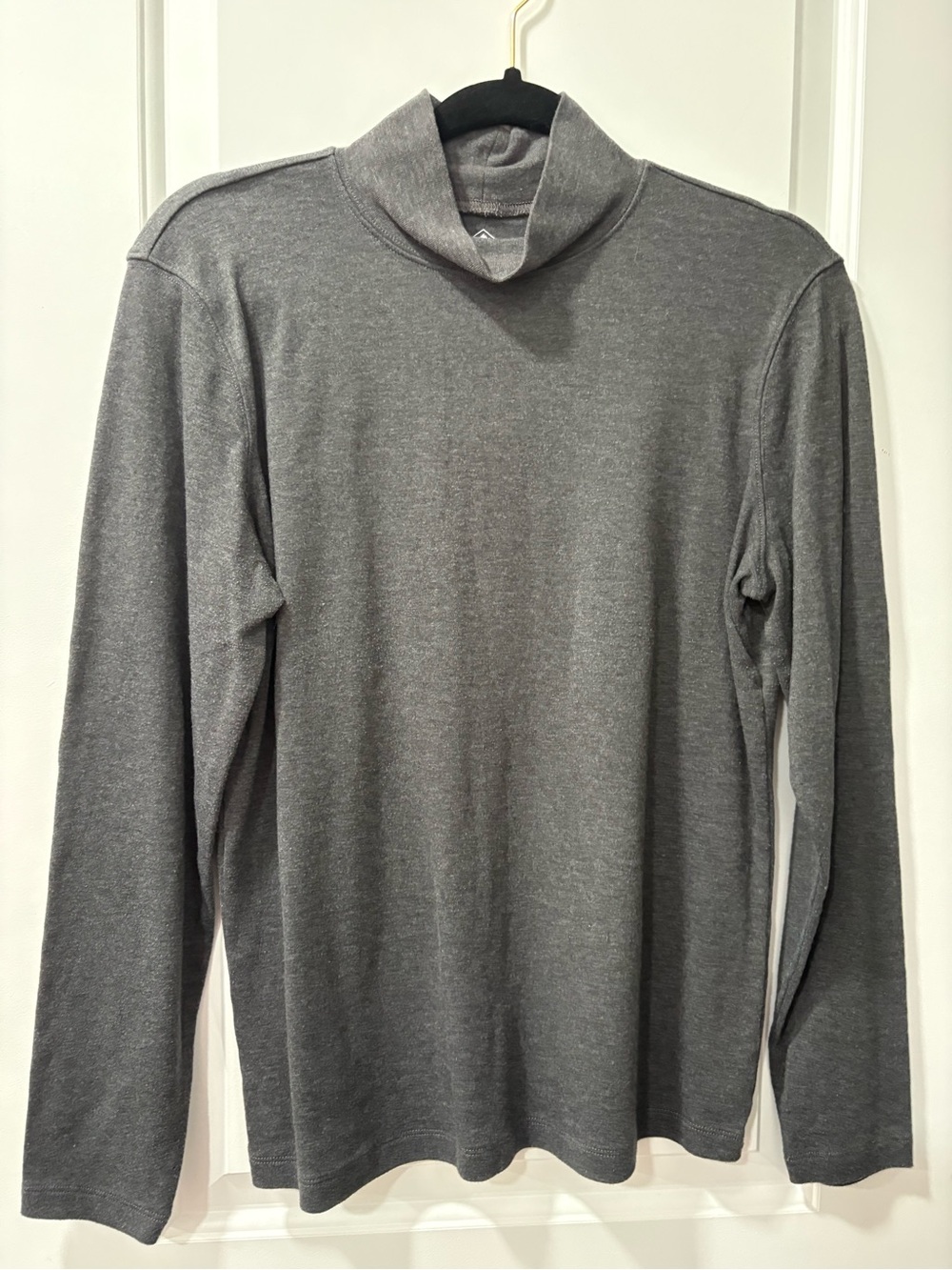 Gray Turtleneck Sweater - Classic Long Sleeve